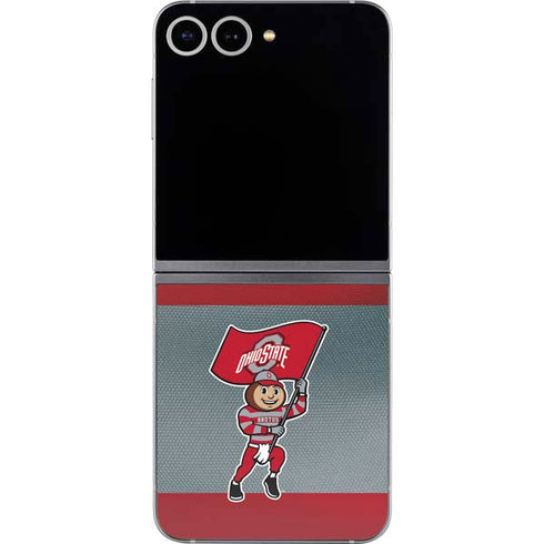 Ohio State University OSU Buckeyes Flag Galaxy Z Flip6 Skin